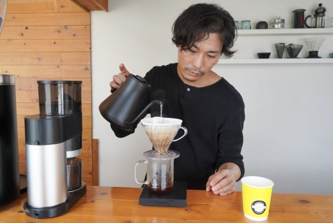 Milk＆Coffee Stand 3PT：ハンドドリップ