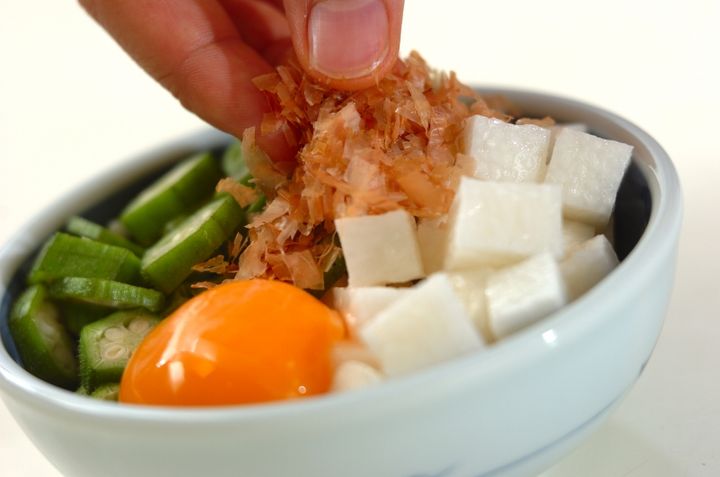 長芋とオクラの混ぜまぜの作り方1