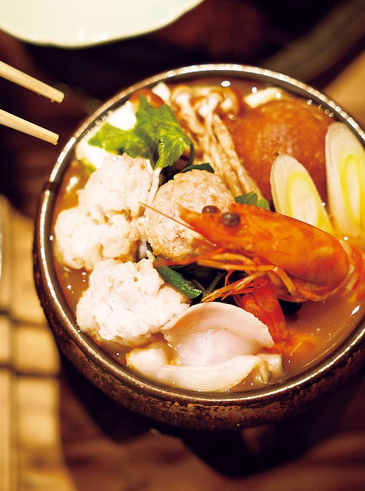 六本木『BIANCHI』の「トムヤムシーフード」