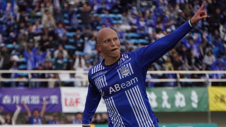 愛息誕生を祝う先制弾！モンテディオ山形FWディサロ燦シルヴァーノ「彼にささげるゴールになった」