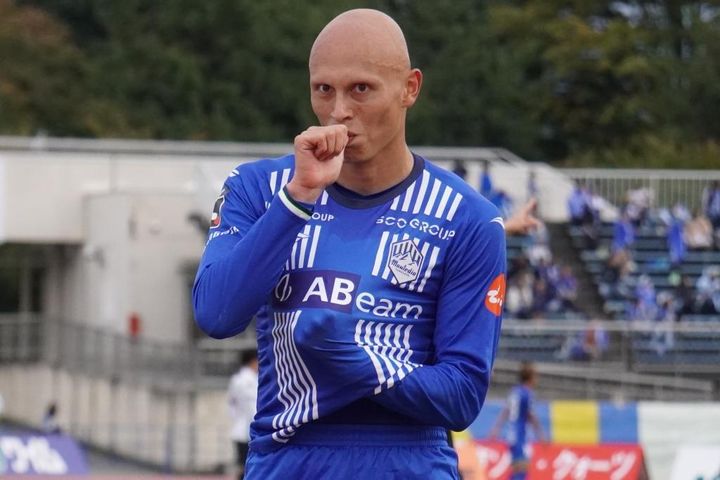 愛息誕生を祝う先制弾！モンテディオ山形FWディサロ燦シルヴァーノ「彼にささげるゴールになった」