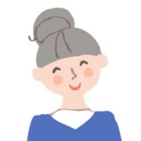 吹き出しの人物イメージ