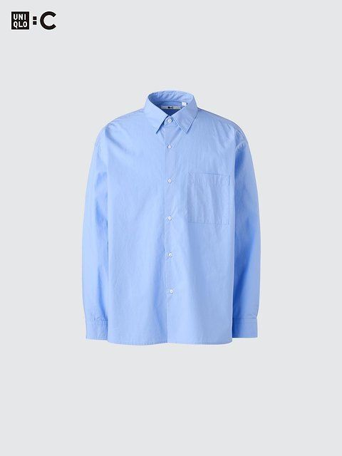 ユニクロのブロードオーバーサイズシャツ