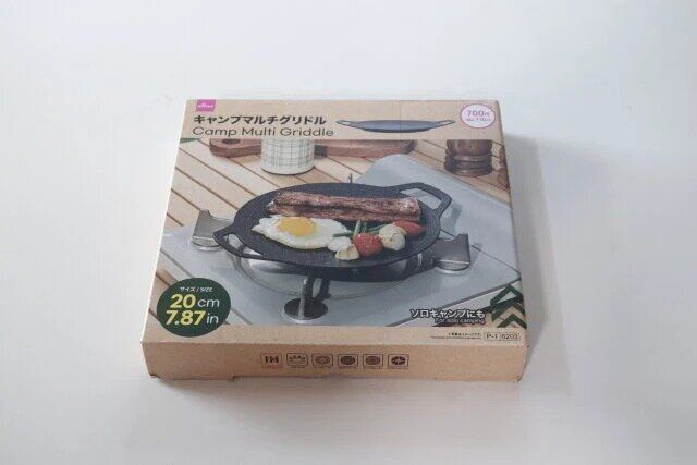 ダイソー キャンプマルチグリドル（20cm） パッケージ