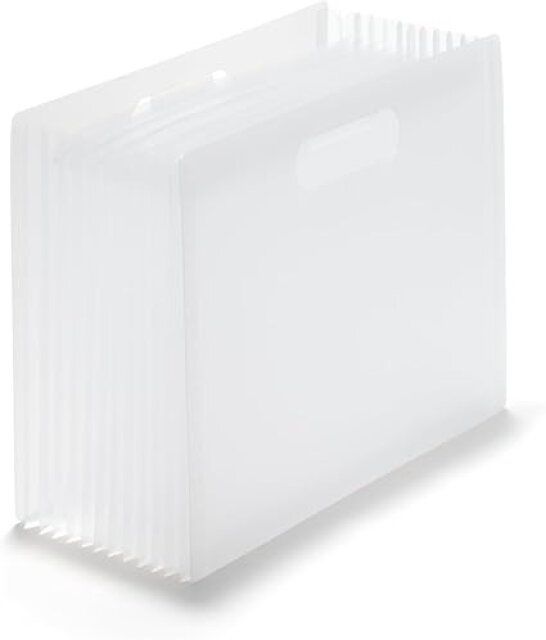 無印良品のポリプロピレン じゃばらファイルのビジュアル