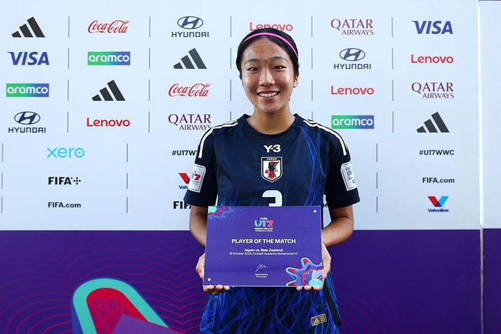 サッカーU-17女子W杯開幕！日本代表「リトルなでしこ」は快勝スタート 先制弾のキャプテン青木夕菜が“POM”