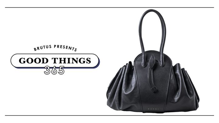 〈マルニ〉のトップハンドルバッグ