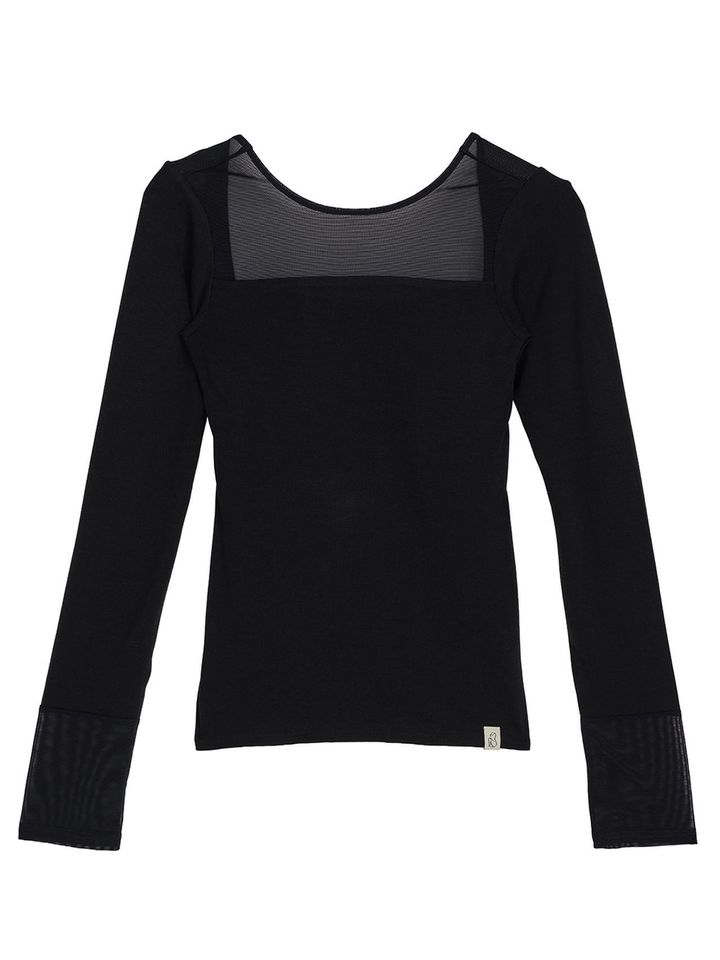 画像: 「Mizuno×Ameri SHEER DOCKING LONG SLEEVE TOPS」￥7,500 出典：アメリ ヴィンテージ