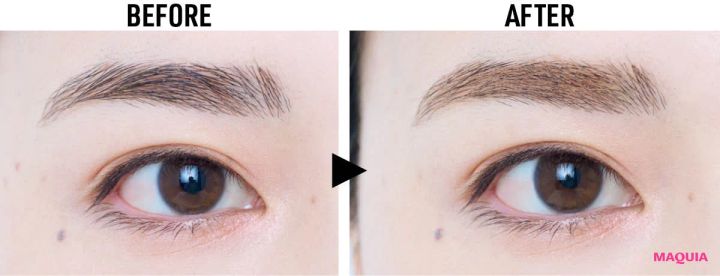 【眉毛が濃い人向けメイク】ベージュパウダー&眉マスカラで旬顔に！