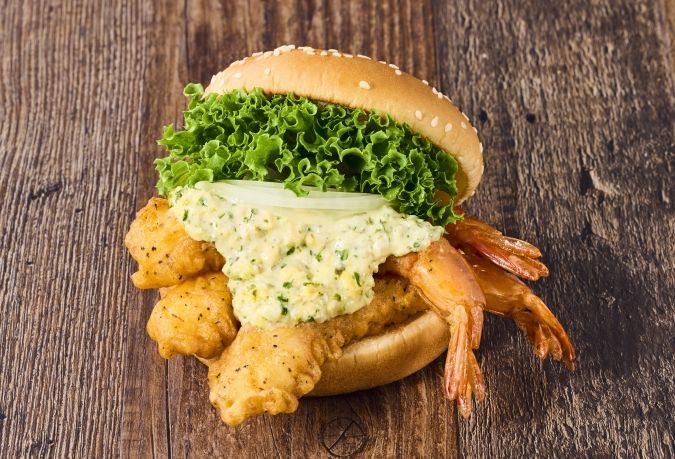 フレッシュネスバーガー 柚子胡椒シュリンプ