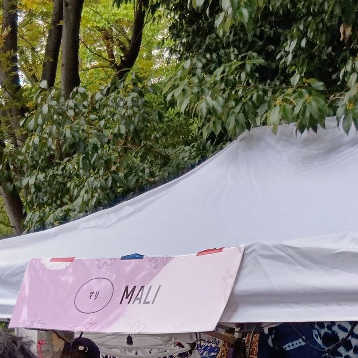 今回のマルシェには、コモンズDの中にあったマリ共和国のブースも出店していて、お買い物を楽しんできました！