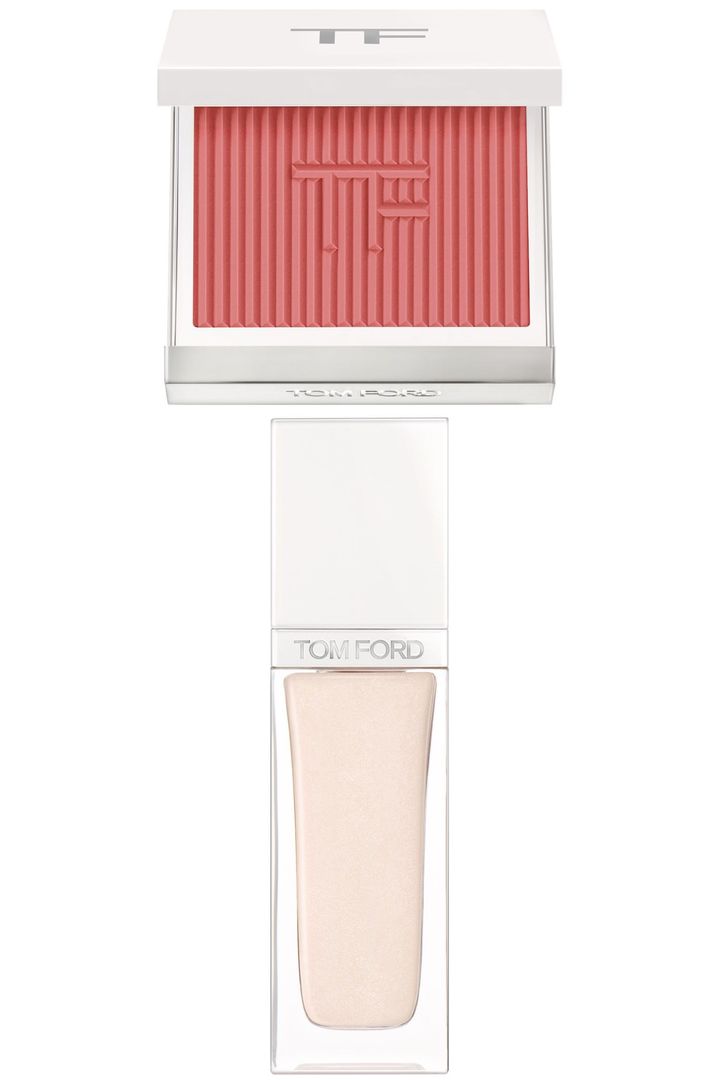 〈上〉クリーム ブラッシュ 01SN ￥11,000 〈下〉ソレイユ グロー セラム イルミネート 30ml ￥12,650（ともに10月31日より限定発売）