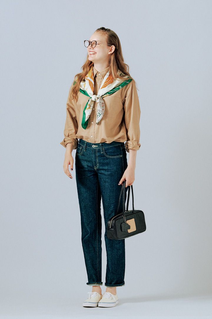 スリムフィットデニムはくるぶしを見せてバランスアップ【本日のFUDGE GIRL-10月21日】