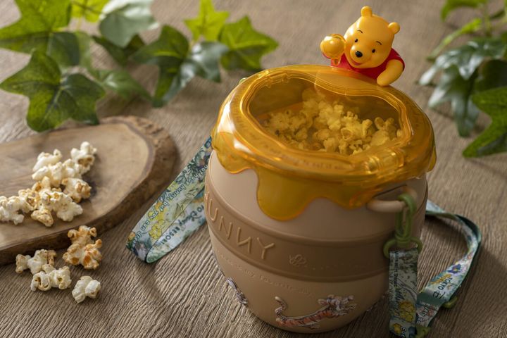 ポップコーン、バケット付き プーさん