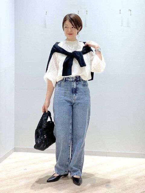 2025秋グローバルワークシャーリングチュールブラウス