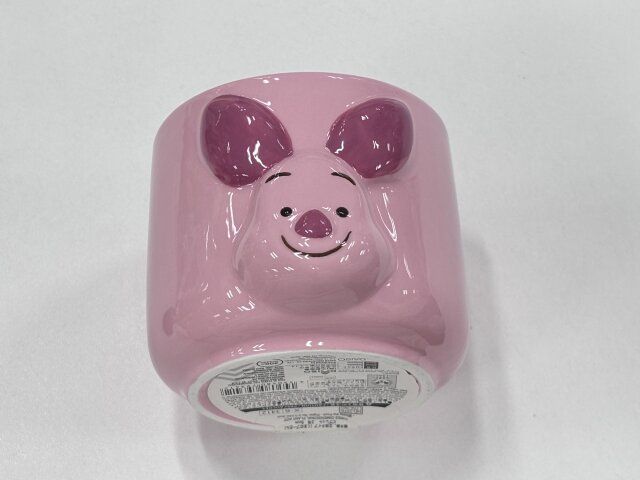 ダイソーの植木鉢 立体タイプ くまのプーさん ピグレット 3号 9cm