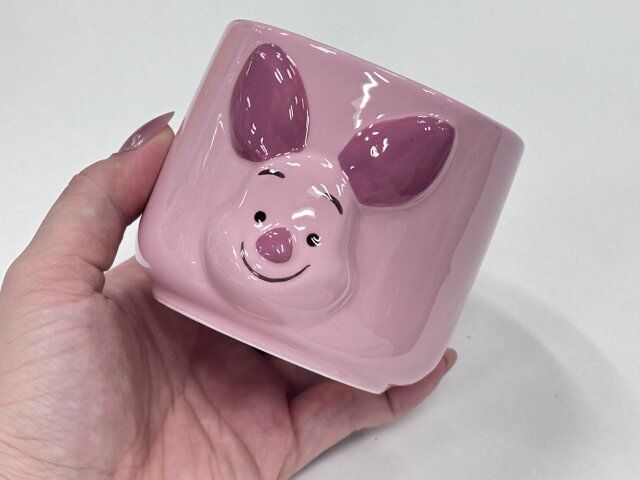 ダイソーのピグレットの植木鉢