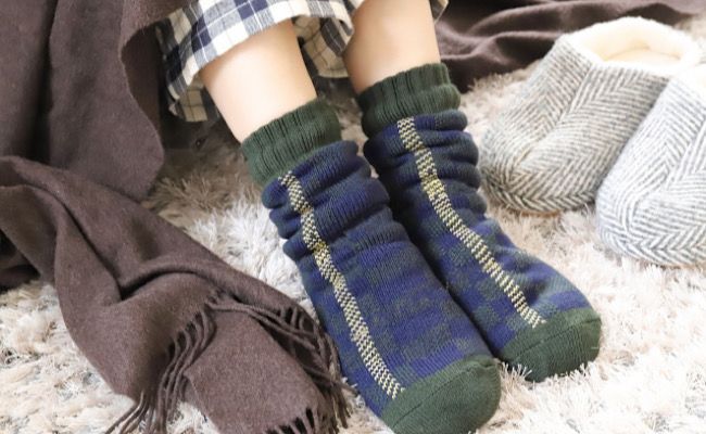 靴下で冷え対策のイメージ