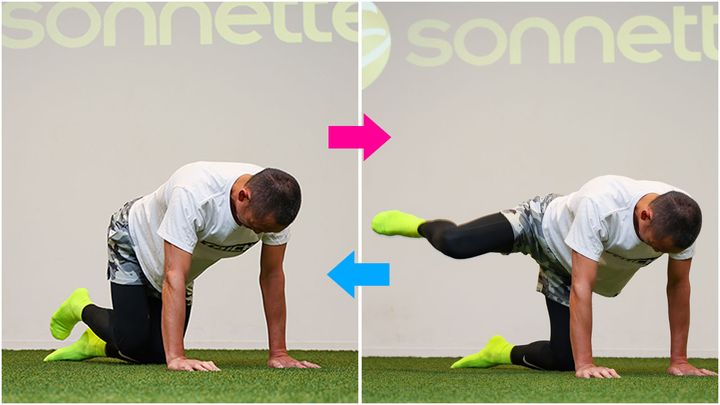 ファイヤーハイドラント【中殿筋・ヒップアップ・腰痛防止など】