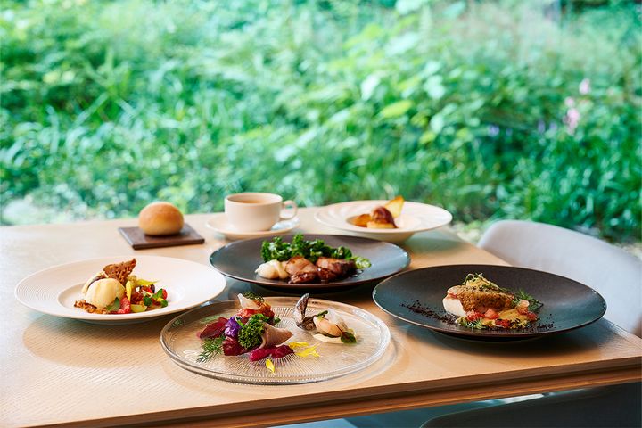  ランチコースイメージ／画像提供：東京庭園美術館