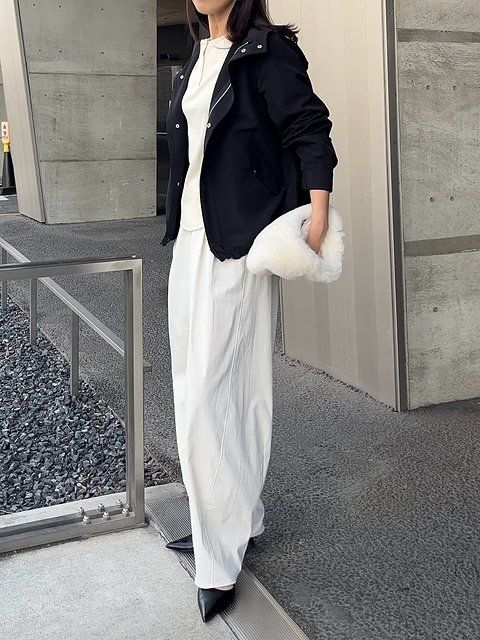 マウンテンパーカーコーデ1