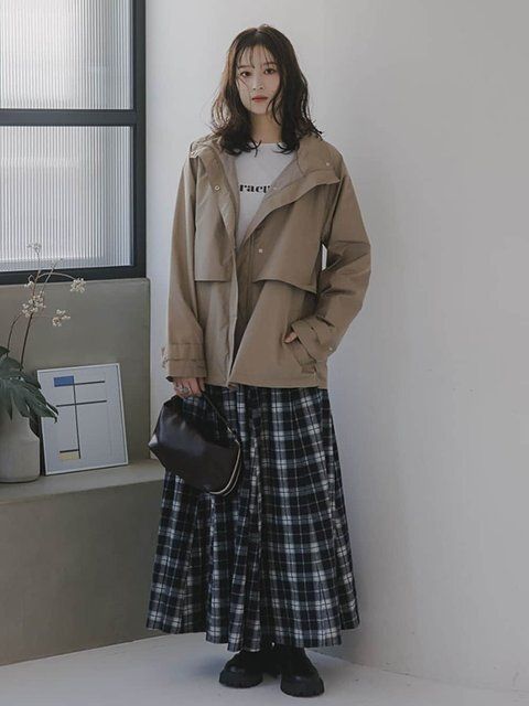 マウンテンパーカーコーデ4