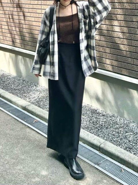 Style③羽織りシャツでつくる、秋のこなれ感