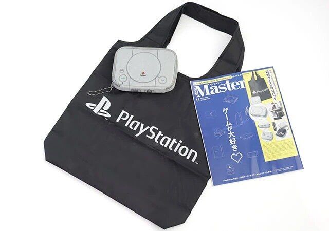 初代「PlayStation」モチーフの収納ケース＆ロゴバッグ