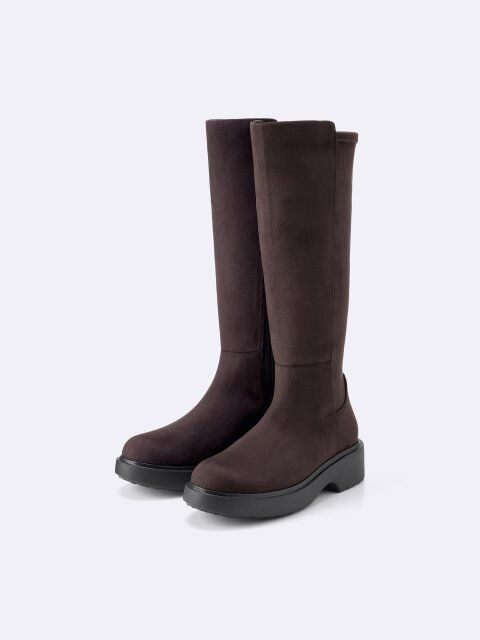 2025gu秋冬レディースウルトラストレッチコンビネーションロングブーツ