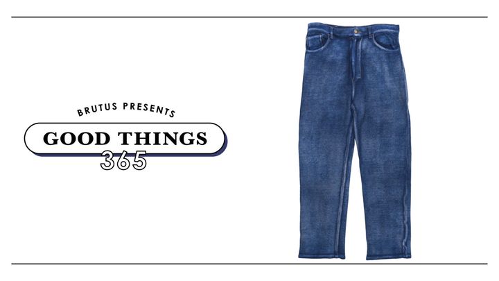 〈セブン バイ セブン〉のインディゴニットパンツ