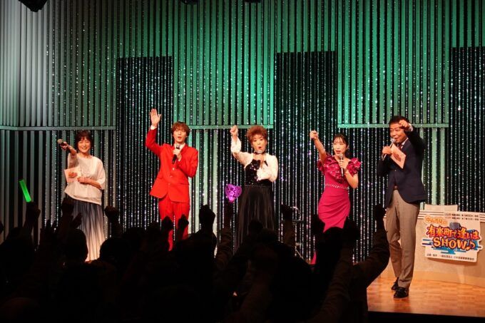 石川みゆき、青山新、長保有紀、津吹みゆ、中山秀征