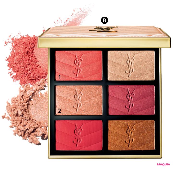 元乃木坂46 与田祐希 ホリデーコフレメイク イヴ・サンローラン クチュール フェイス パレット ゴールデン オアシス