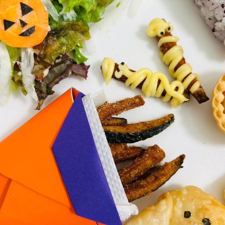 かぼちゃのスティック唐揚げ