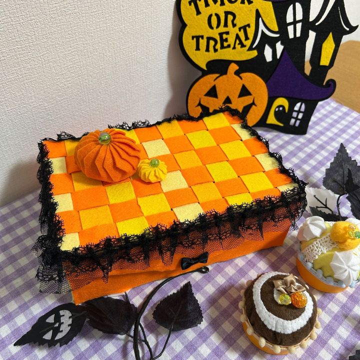 100均材料で！ハロウィンBOX