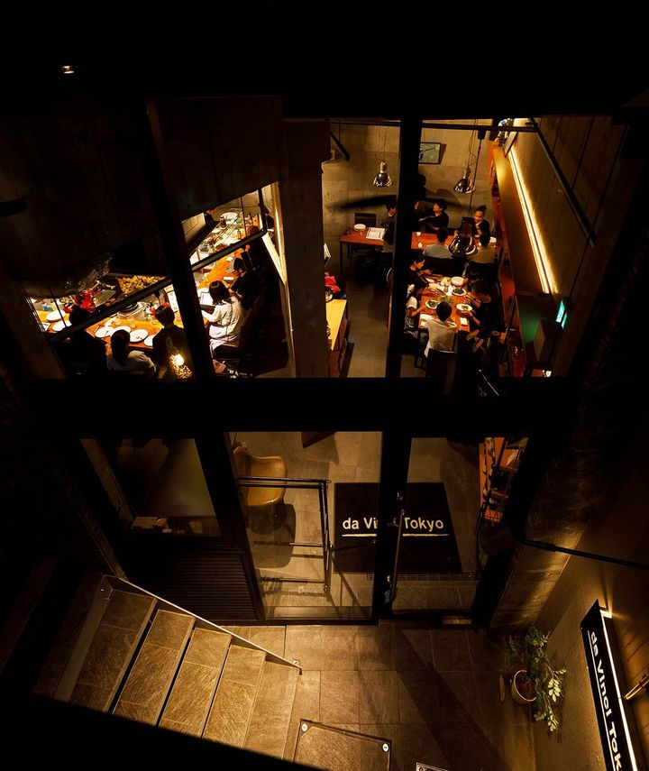 白金台『Pizza da Vinci Tokyo』の内観