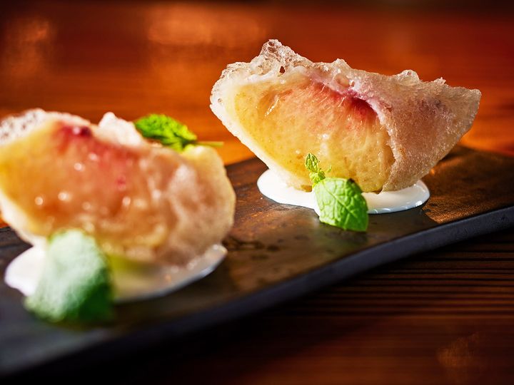 渋谷『テンキ』のフルーツの天ぷら