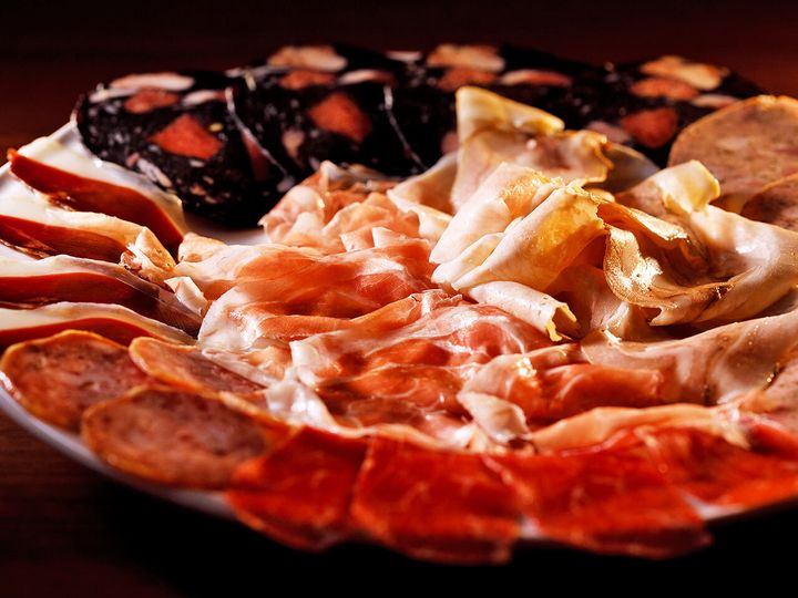 飯田橋『ワインと日本酒のお店 Le Ginglet』の「自家製ハムの盛り合わせ」