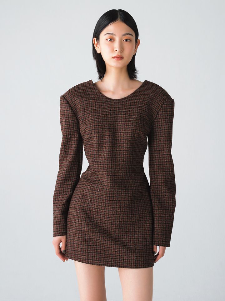 希少なブリティッシュウールのミニワンピース