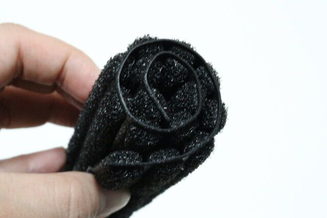 キッチンお掃除シートスポンジ 丸められる