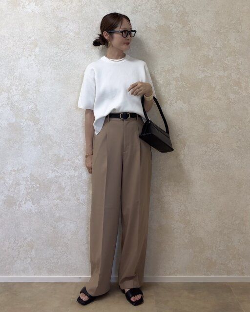 着回しコーデ③小物で差をつけたキレイめカジュアルコーデ