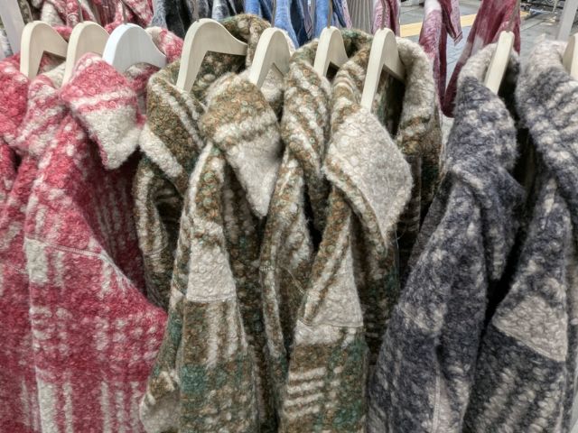 プードルボアジップブルゾンのカラー展開