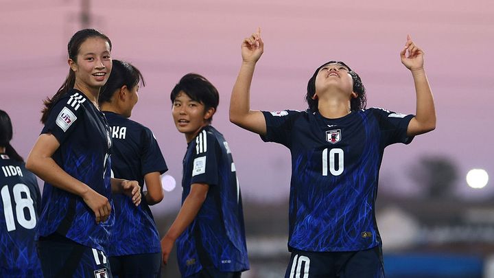 サッカーU-17日本女子代表、2連勝でW杯16強決定！17歳MFの豪快ボレーで先制…“10番”も2試合連続弾