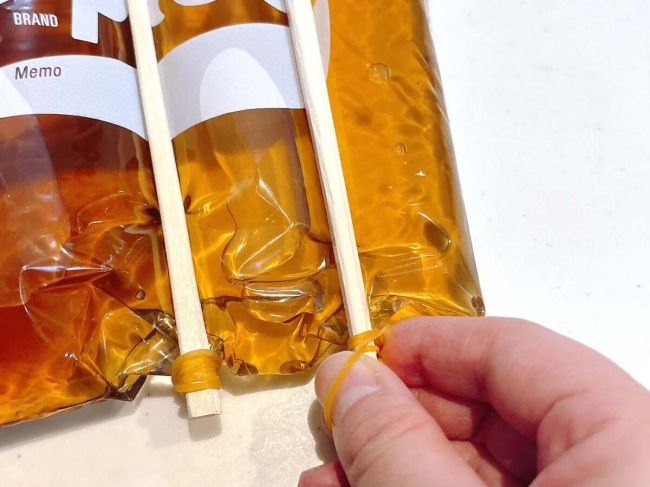 麦茶で「氷棒」