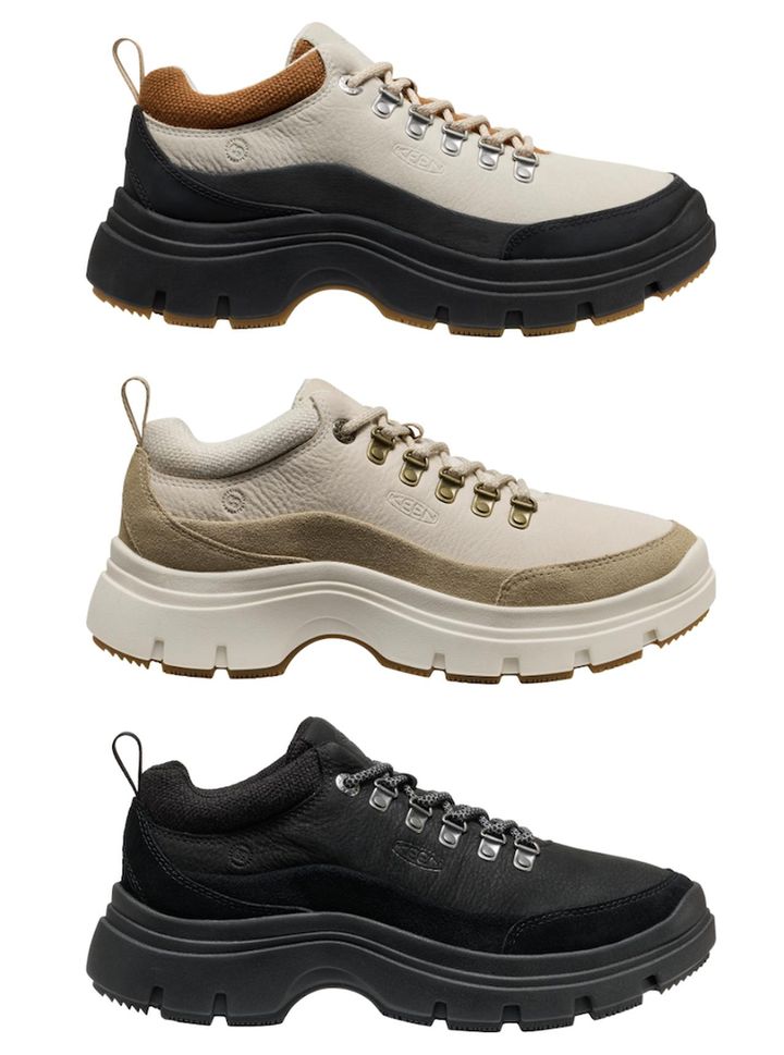 画像: KOSA OXFORD（シルバーバーチ/ローステッドピーカン、バーチ/サファリ、ブラック/ブラック）各¥20,900 展開：22.5〜28cm