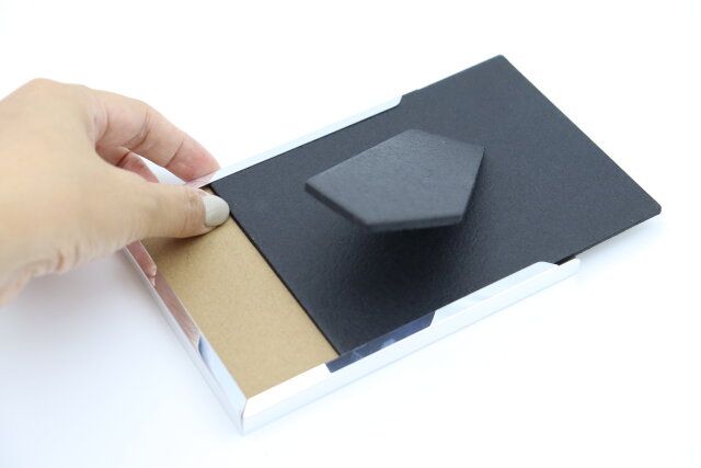 アルミフォトフレーム（シルバーカラー、L判） 背板