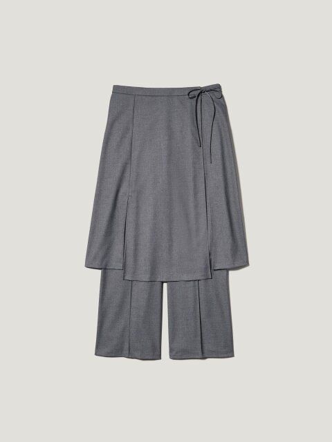 2025gu秋冬女性きれいめラップパンツ