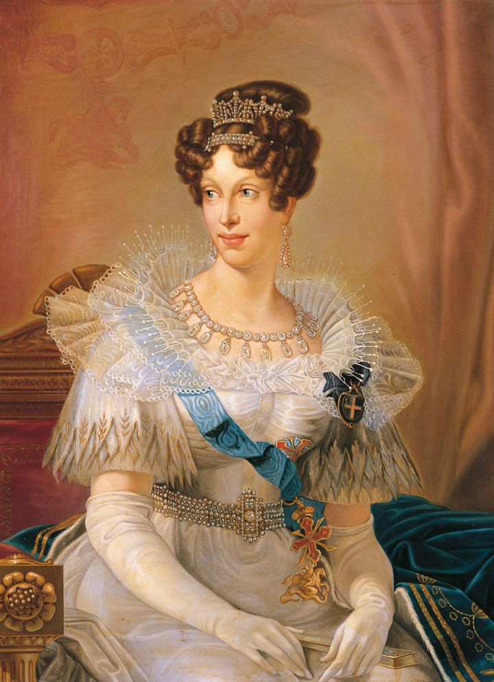 オーストリア皇女マリー・ルイーズ皇后の肖像。