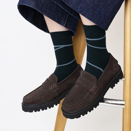 ソックスブランド「CHICSTOCKS」、皆川明と考案した螺旋モチーフの新作「WIND」を発売