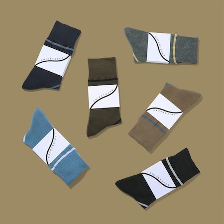 ソックスブランド「CHICSTOCKS」、皆川明と考案した螺旋モチーフの新作「WIND」を発売