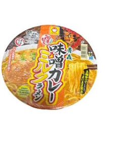味噌カレー牛乳ラーメンのパッケージ